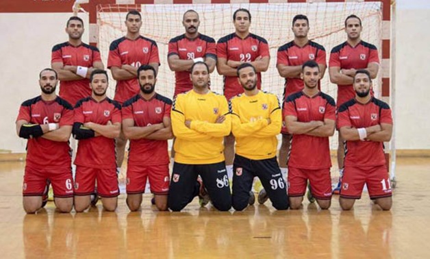 FILE- Al Ahly handball team