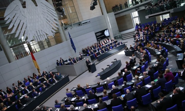 The Bundestag, the lower house of Germany's parliament on March 22, 2017. Hannibal Hanschke/Reuters