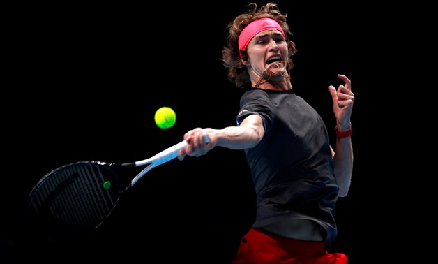 Tennis - ATP Finals - The O2, London, Britain - November 12, 2018 Germany's Alexander Zverev in action during his group stage match against Croatia's Marin Cilic Action Images via Reuters/Andrew Couldridge TPX IMAGES OF THE DAY
