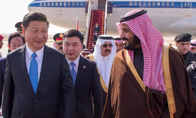 President Xi Jinping with Saudi Crown Prince Mohammed bin Salman - Reuters