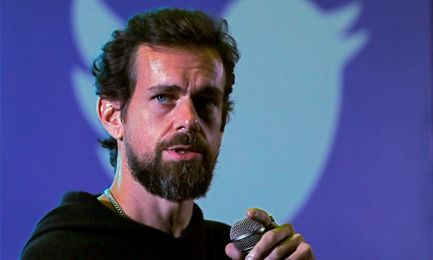 FILE PHOTO: Twitter CEO Jack Dorsey addresses students during a town hall at the Indian Institute of Technology (IIT) in New Delhi, India, November 12, 2018. REUTERS/Anushree Fadnavis/File Photo
