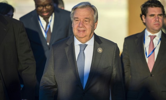 UN Secretary-General Antonio Guterres was due in Rimbo for Thursday's closing round of consultations. His office said it had evidence the rebel Huthis were using Iran-made missiles
