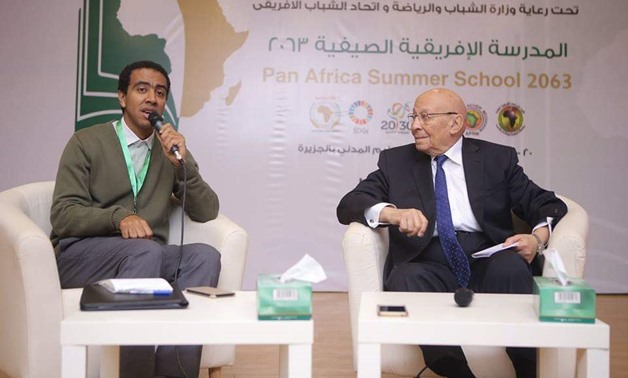 The Government-sponsored Pan-Africa School 2063 honored Sunday the African Relations Engineer Mohamed Fayek - Press photo