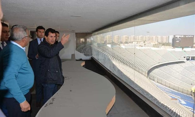 Youth and Sports minister Ashraf Sobhy visits Cairo Stadium - FILE