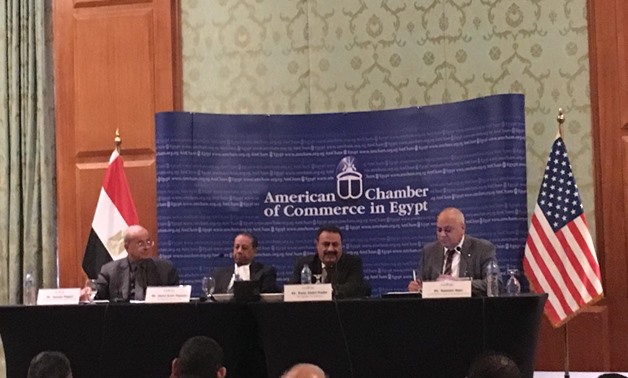 During the conference of the American Chamber of Commerce in Egypt, Hanan Mohamed, Egypt Today
