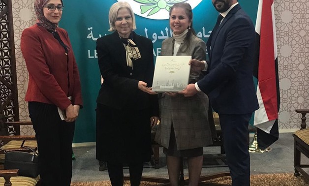 Haifa Abu Ghazaleh receiving BA dedication