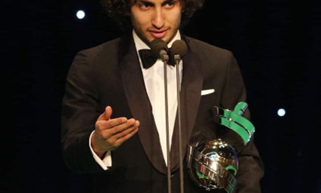 File- Amr Warda during the ceremony 