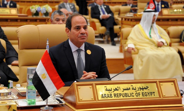 President Abdel Fatah al-Sisi during Riyadh summit