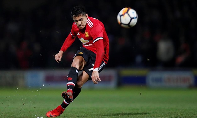 Huish Park, Yeovil, Britain - January 26, 2018 Manchester United's Alexis Sanchez in action Action Images via Reuters/Paul Childs