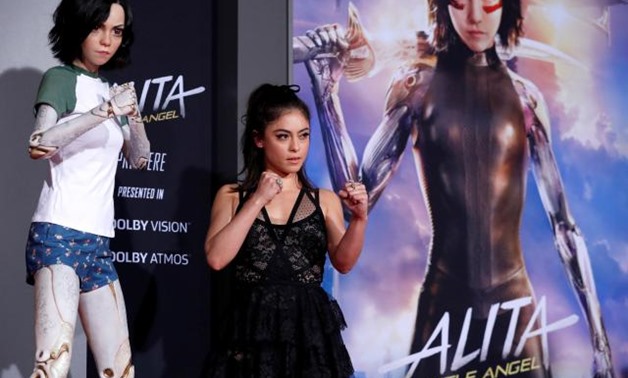 FILE PHOTO: Cast member Rosa Salazar poses at the premiere for the movie "Alita: Battle Angel" in Los Angeles, California, U.S., February 5, 2019. REUTERS/Mario Anzuoni/File Photo.