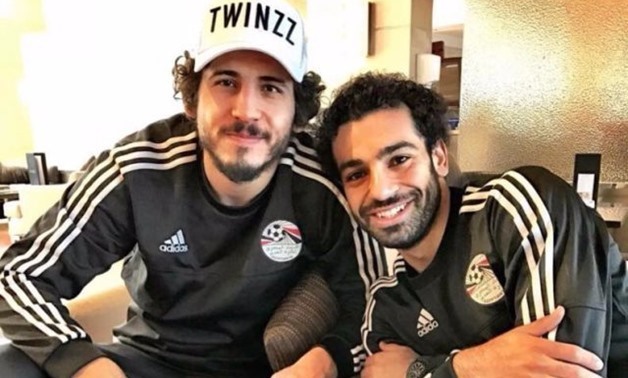Mohamed Salah & Ahmed Hegazy – Press image courtesy file photo 
