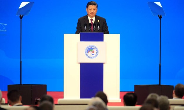 Chinese President Xi Jinping attends the opening ceremony for the first China International Import Expo (CIIE) in Shanghai, China November 5, 2018.
