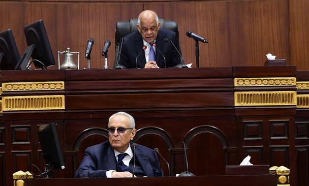 FILE – Parliament Speaker Ali Abdel Aal and Bahaa Abu Shoka, head of Parliament’s Legislative Committee – Egypt Today/Khaled Mashaal