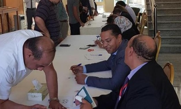 PRESS: Egyptian citizens headed to the embassy in Doha to cast their ballots