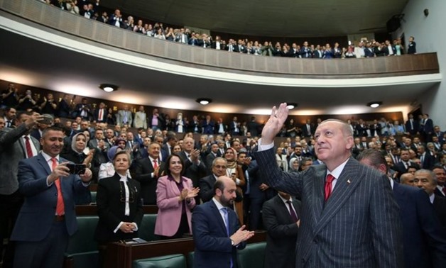 The two politicians used to be part of Erdogan's ruling party. (AFP/File)
