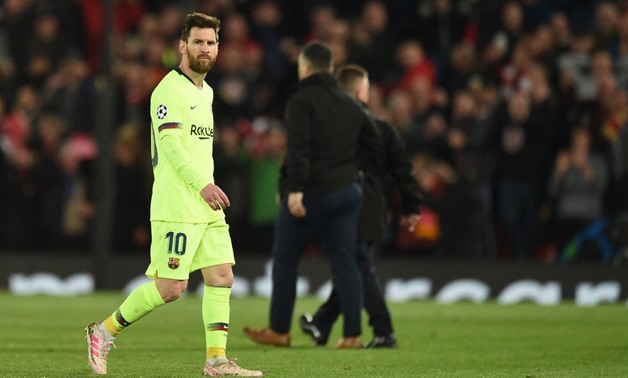 Messi in Liverpool's match - FILE