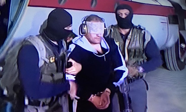 Terrorist Hisham Ashmawy in the custody of GIS forces - exclusive photo via extra news channel