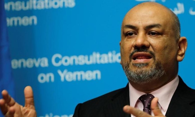 FILE: Yemen foreign minister Khaled al-Yamani. REUTERS/Denis Balibouse
