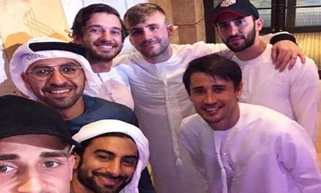 English Premier League stars Luke Shaw, Adnan Januzaj and Bojan Krkić eating Suhoor-a meal - Instagram/Ahmedelsaraf14