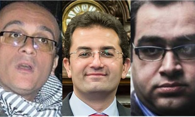 Compiled photo, from left: HishamFouad, Omar al-Shenety, Zyad al-Elemy