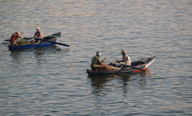 Fishermen in Egyptian Nile - FILE 