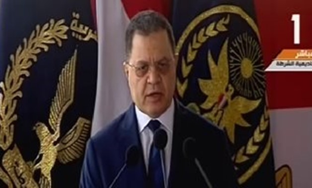 Minister of Interior Mahmoud Tawfiq - Screen shot from one channel