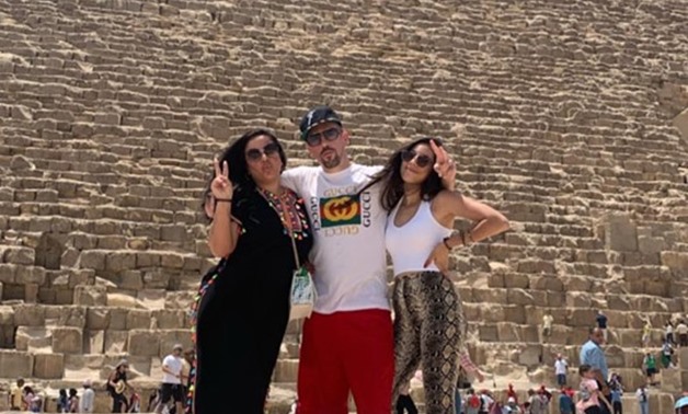 Franck Ribery with his family in the pyramids area – Ribery Instagram account