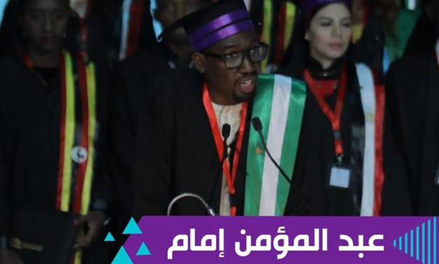 Abdel Mounem Imam, one of the graduates of the Presidential Program for Youth Rehabilitation