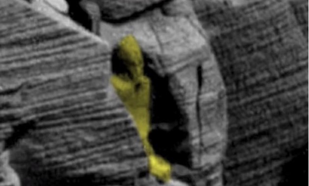 Besides an ancient Egyptian sarcophagus, Waring claims to have discovered incomplete statues left behind by "Martians" - Credit: ET Data Base