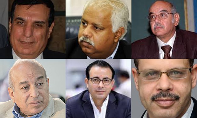 Akram al-Qasas, Morsi Attallah, Galal Aref, Hamdy Rezk, Fami Houwaidi - File photo