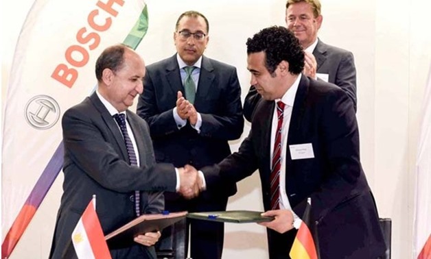 During the signing ceremony between Bosch and Ministry of Trade and Industry
