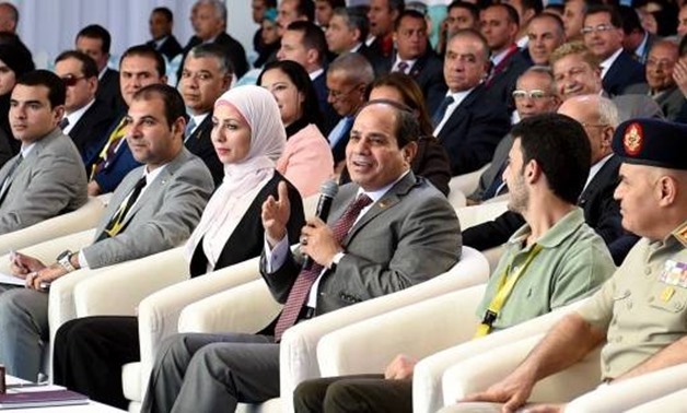 FILE: President Abdel Fatah al-Sisi during the Sixth National Youth Conference
