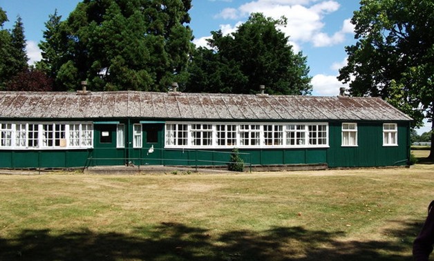 Old prefabricated building that was a hospital at Moggerhanger Park, Bedfordshire, Great Britain - geograph