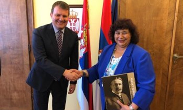 Egypt’s Culture Min., Vojvodina’s PM, Discuss Cultural Relations Btn Egypt, Serbia - Press Photo