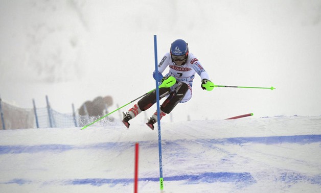 Slovakia's Vlhova leads after first slalom run at Levi