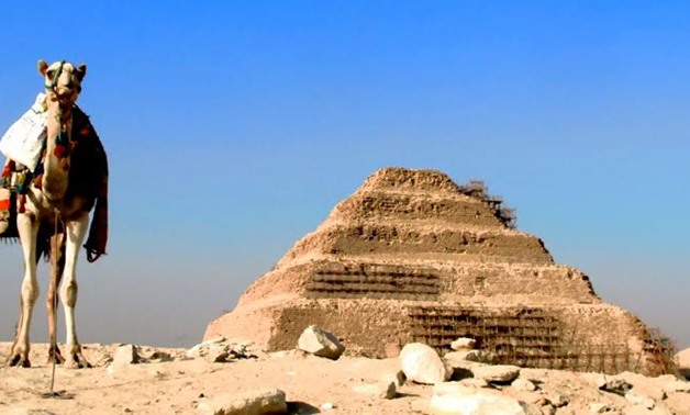 FILE - Saqqara Pyramid Djoser 