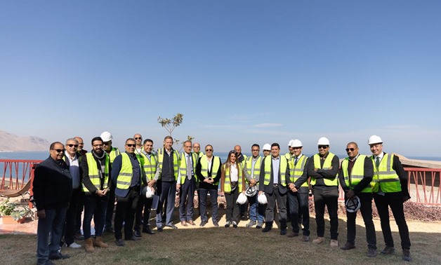 Schneider Electric’s Global CEO and chairman, Jean-Pascal Tricoire visited Il Monte Galala as part of his tour in Galala City in Ain Al Sokhna.