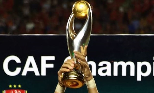 File- CAF Champions League trophy 