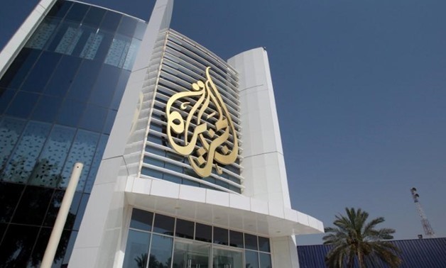 The Al Jazeera Media Network logo is seen on its headquarters building in Doha, Qatar June 8, 2017. REUTERS/Naseem Zeitoon