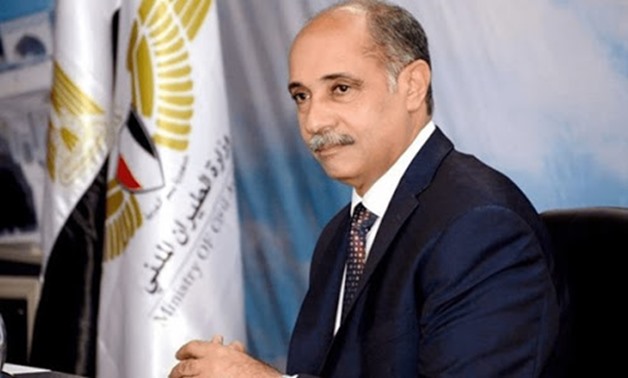 FILE - Minister of Civil Aviation Mohamed Manar