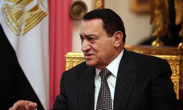 File photo- President Hosni Mubarak