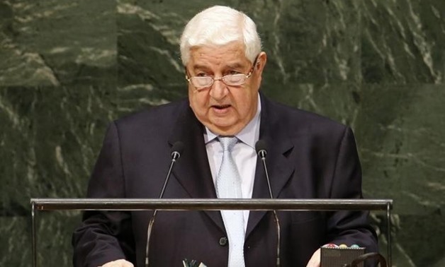 Syria's Foreign Minister Walid al-Moualem - Reuters