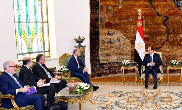 President of the Austrian National Council Wolfgang Sobotka on Monday meets with Egyptian President Abdel Fattah al-Sisi - Press photo