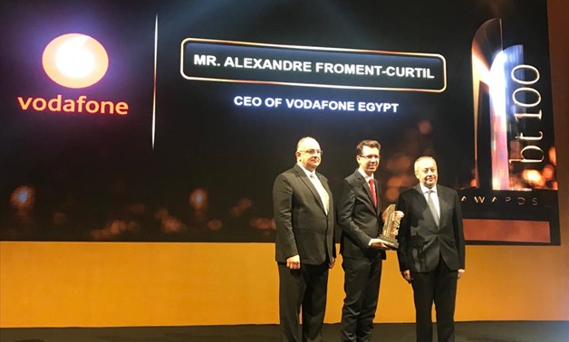 Vodafone Egypt has won the public-private partnership award for the automation of the comprehensive health insurance system at bt100 Awards, Tuesday.