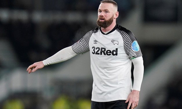 FILE PHOTO - Soccer Football - FA Cup Fifth Round - Derby County v Manchester United - Pride Park, Derby, Britain - March 5, 2020 Derby County's Wayne Rooney reacts REUTERS/Andrew Yates

