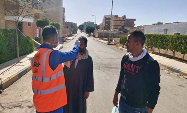 Youth in Hurghada have organized an initiative to help clean and sterilize streets and facilities, to face the spread of the novel coronavirus – Egypt Today