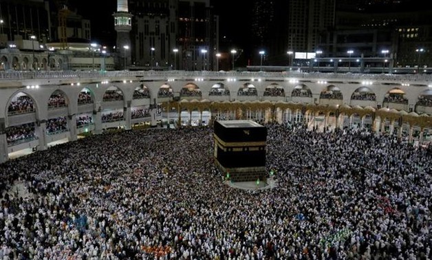 FILE PHOTO: Muslim pilgrims circle the Kaaba and pray at the Grand mosque at the end of their Haj pilgrimage in the holy city of Mecca, Saudi Arabia August 13, 2019. Picture taken August 13, 2019. REUTERSUmit Bektas
