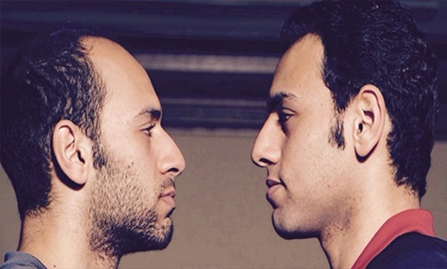 Mohamed Al Shorbagy and his younger brother Marwan - file photo
