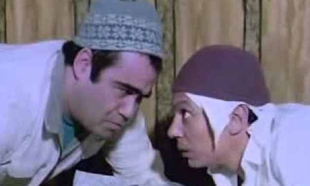 Late comedian Zayan (left) with legendary Adel Imam in the famed movie "El-Motasawel” - Screen shot from film via YouTube