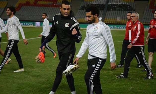 File-Mohamed Salah and Essam El Hadary 